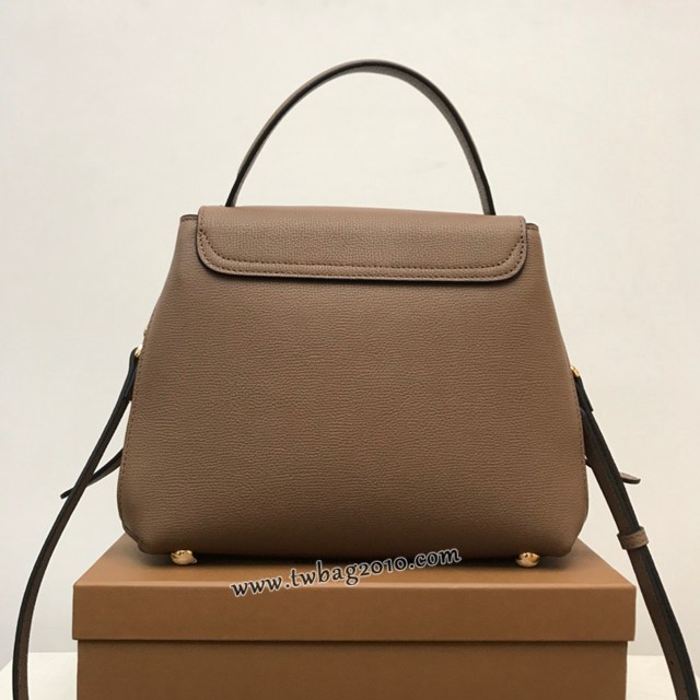 Burberry專門店新款托特包 巴寶莉粒紋皮革手提肩背女包 yxb1494